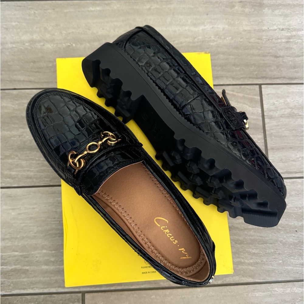 Circus NY 3D Croc Print Loafers